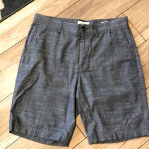 Linen shorts blue